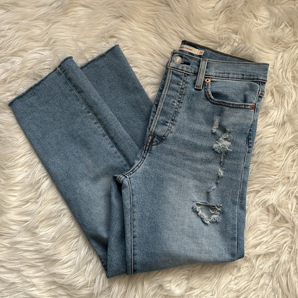 Levi’s Wedgie Straight Jeans Size 28 - Picture 5 of 13